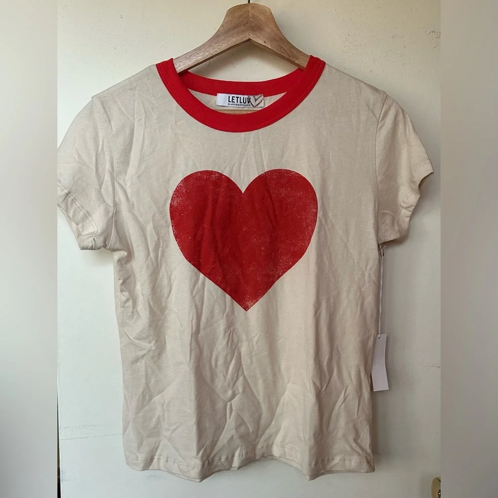 Anthropologie Letluv Heart Ringer Tee - Picture 10 of 11